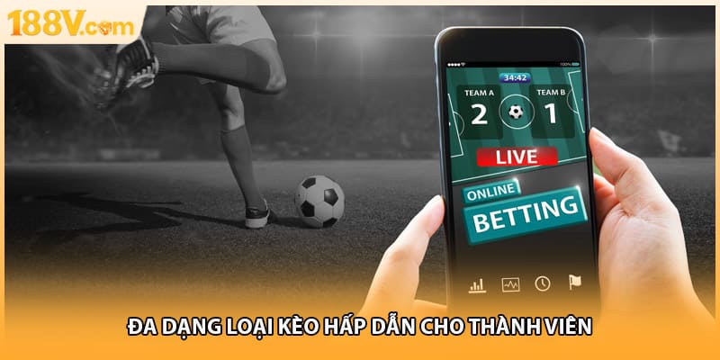 Đa dạng loại kèo hấp dẫn cho thành viên